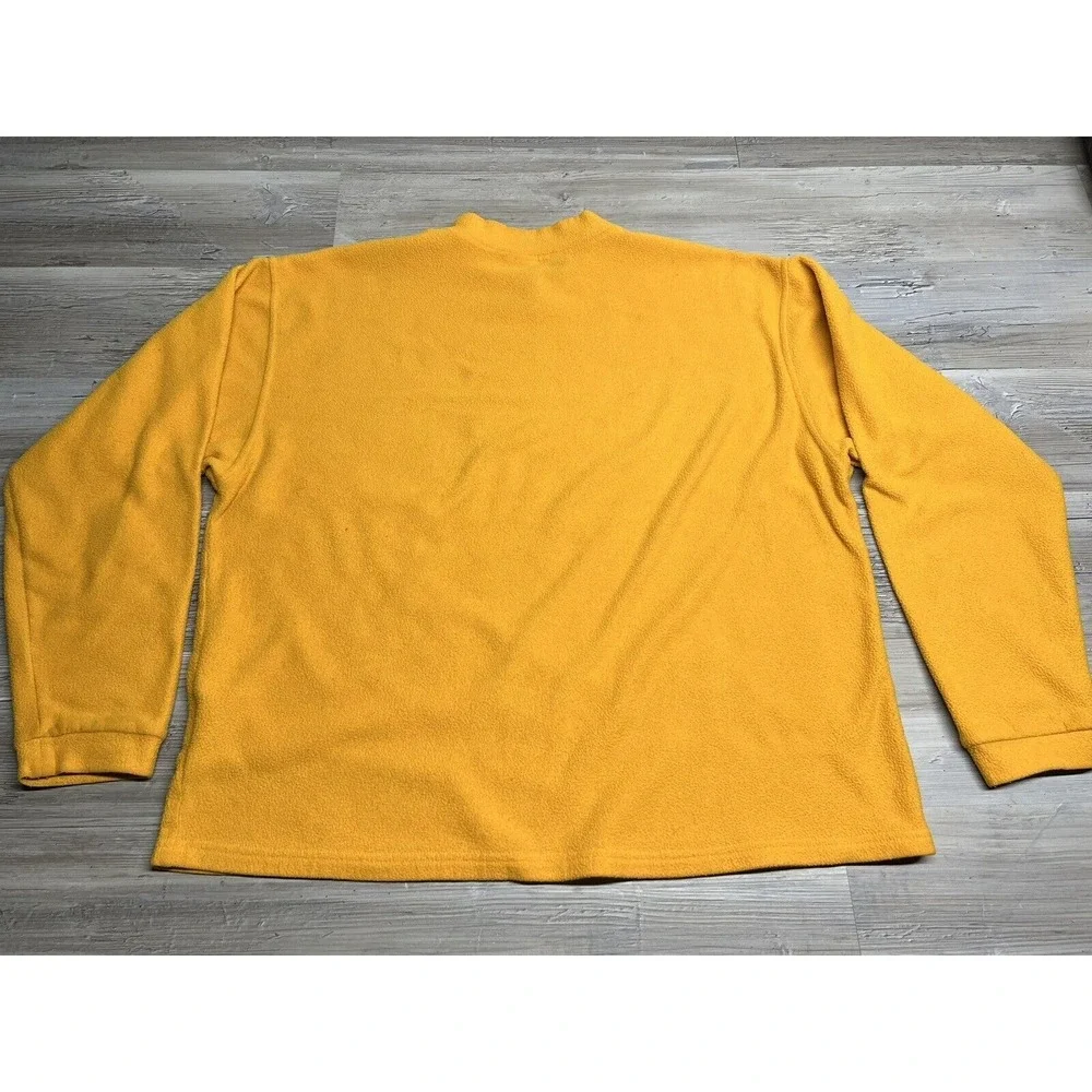 Vintage The North Face Fleece Sweatshirt Crewneck‎ Golden Rod Yellow XL USA Made